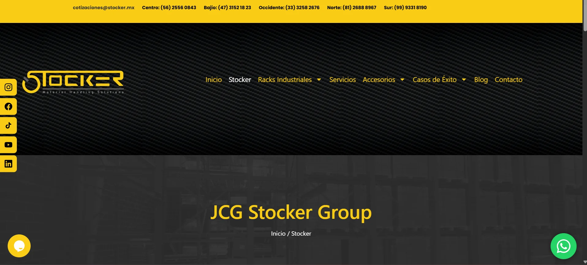 Proyecto Stocker Material Handling Solutions